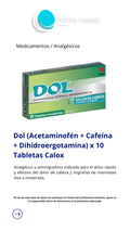DOL PLUS 450 MG1 MG X 10TAB calox