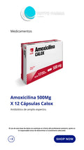 AMOXICILINA 500MGX 12 (CALOX)