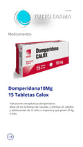 DOMPERIDONA CALO X10 MG X 15