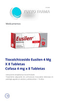 EUSILEN 4 MG X 8 TBL TIOCOLCHICOSID