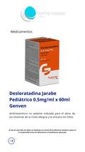 DESLORATADINA 0.5MG/ML X 60ML (GENVEN)