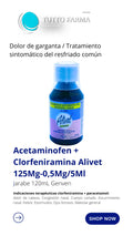 ALIVET JBE PED 125 MG - 0,5 MG X 120 ML