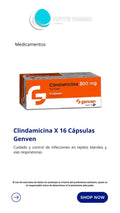 CLINDAMICINA GN 300 X16 CÁPS (E)