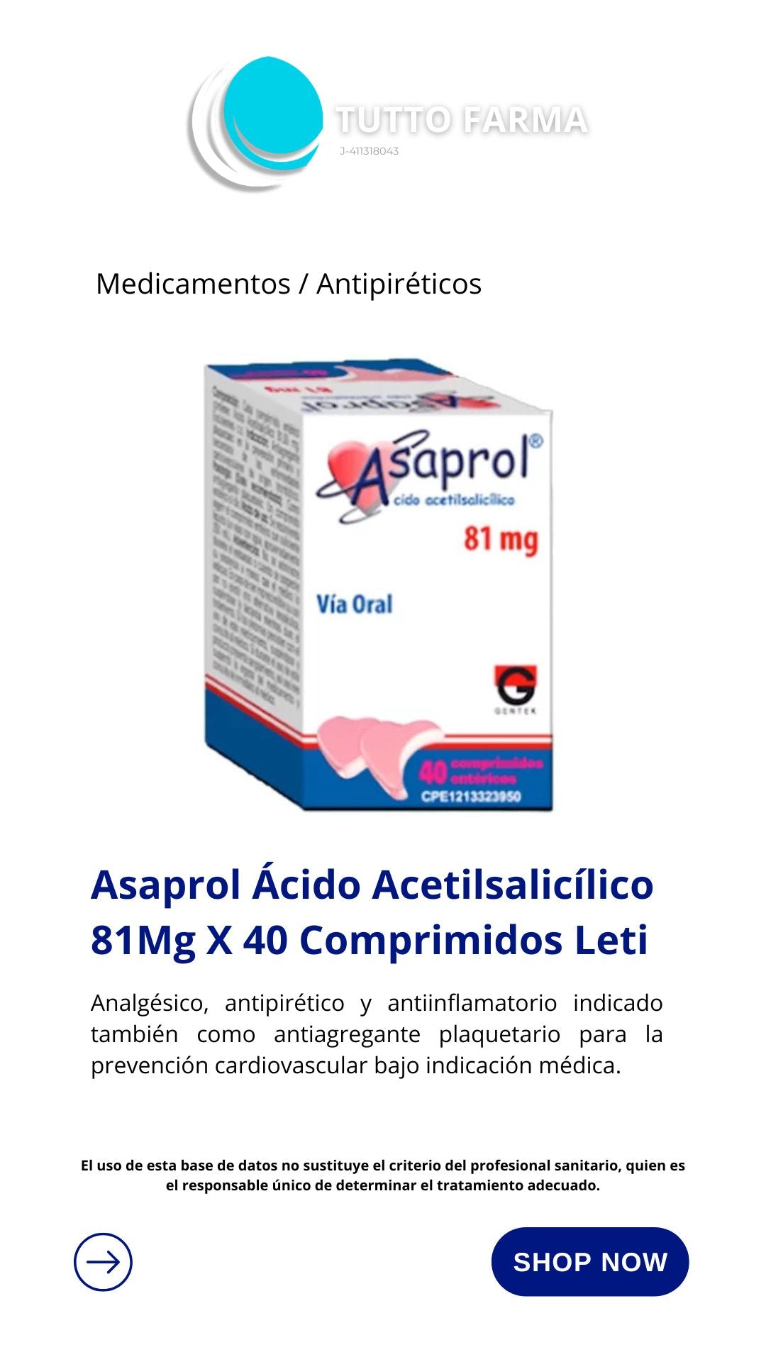 ASAPROL 81MG X40