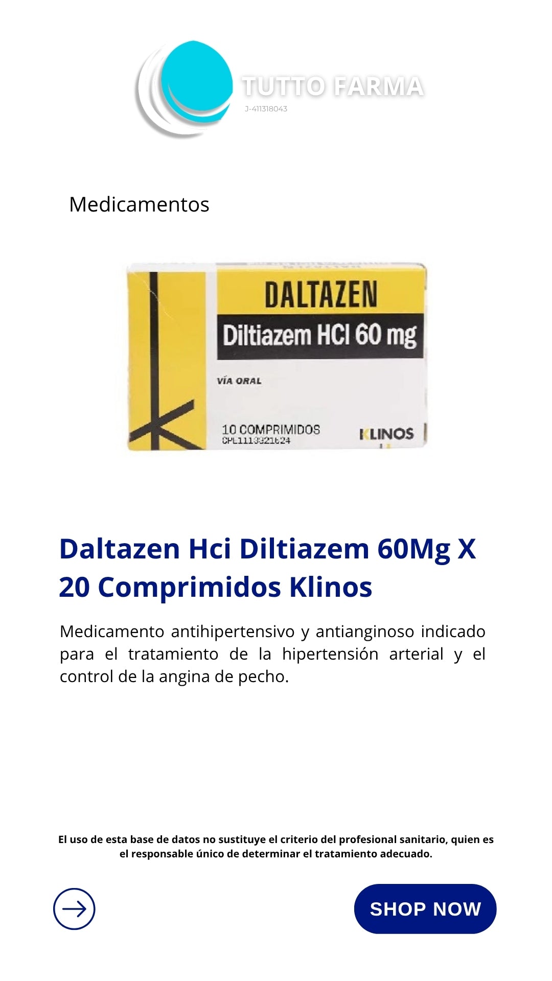 DALTAZEN 60NG X 10CO (E)