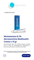 DERMACORTINE 0.1 % CR 15GR (E)