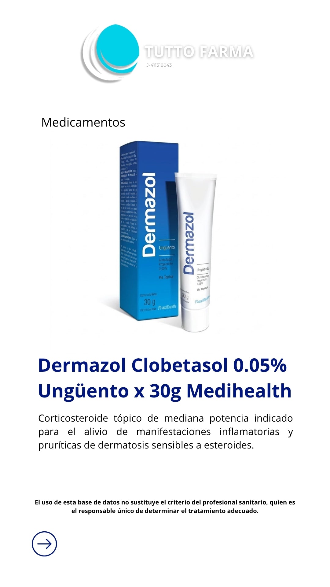 DERMAZOL 0.5% UNG 30GR (E)