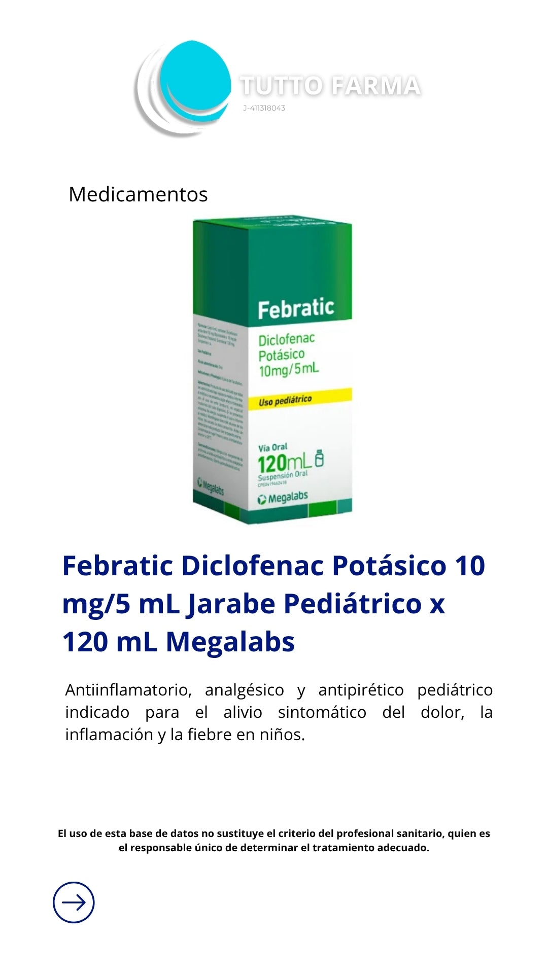FEBRATIC JBE 10MG/5ML X120ML