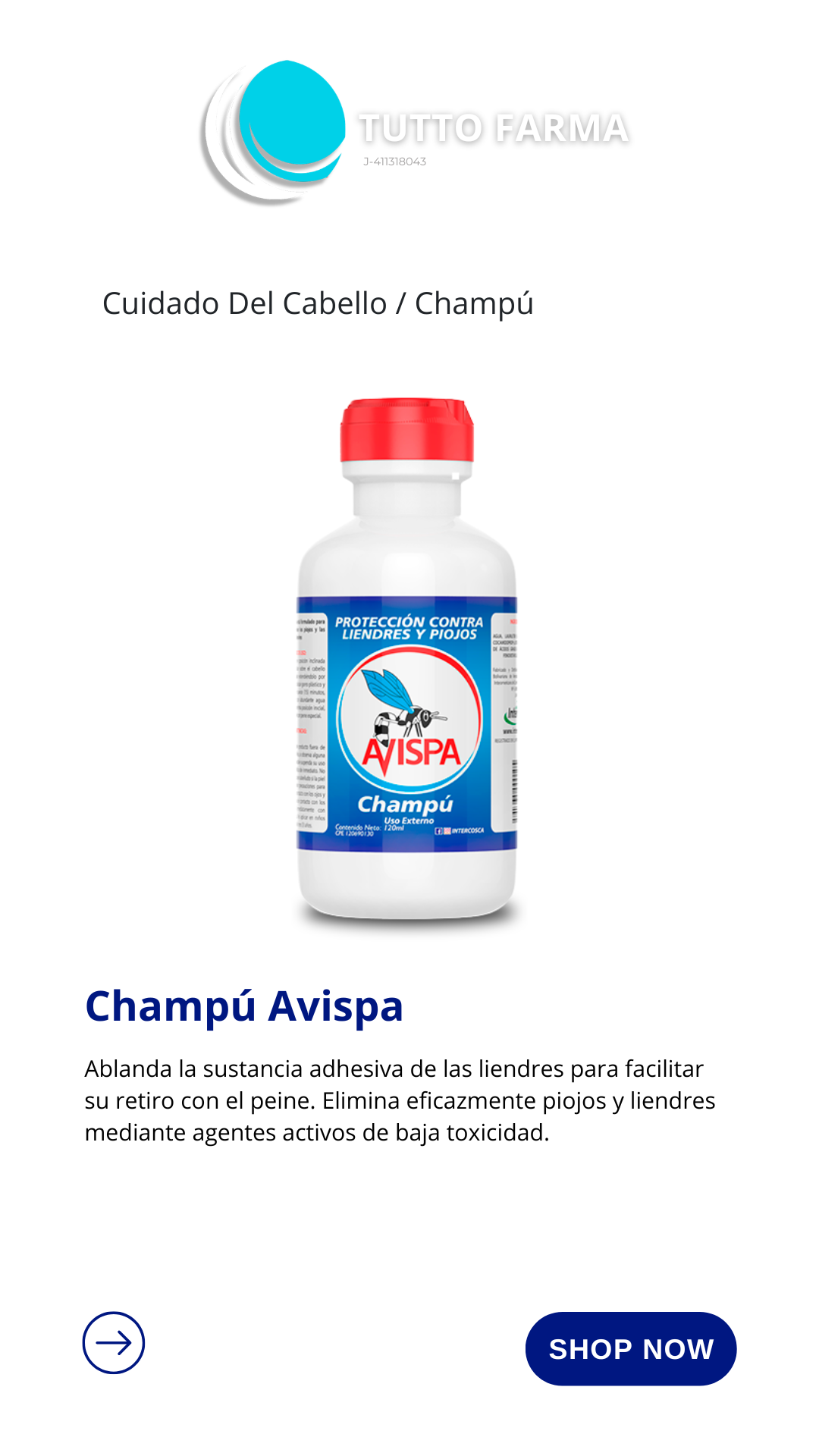 CHAMPU WASP 120ML