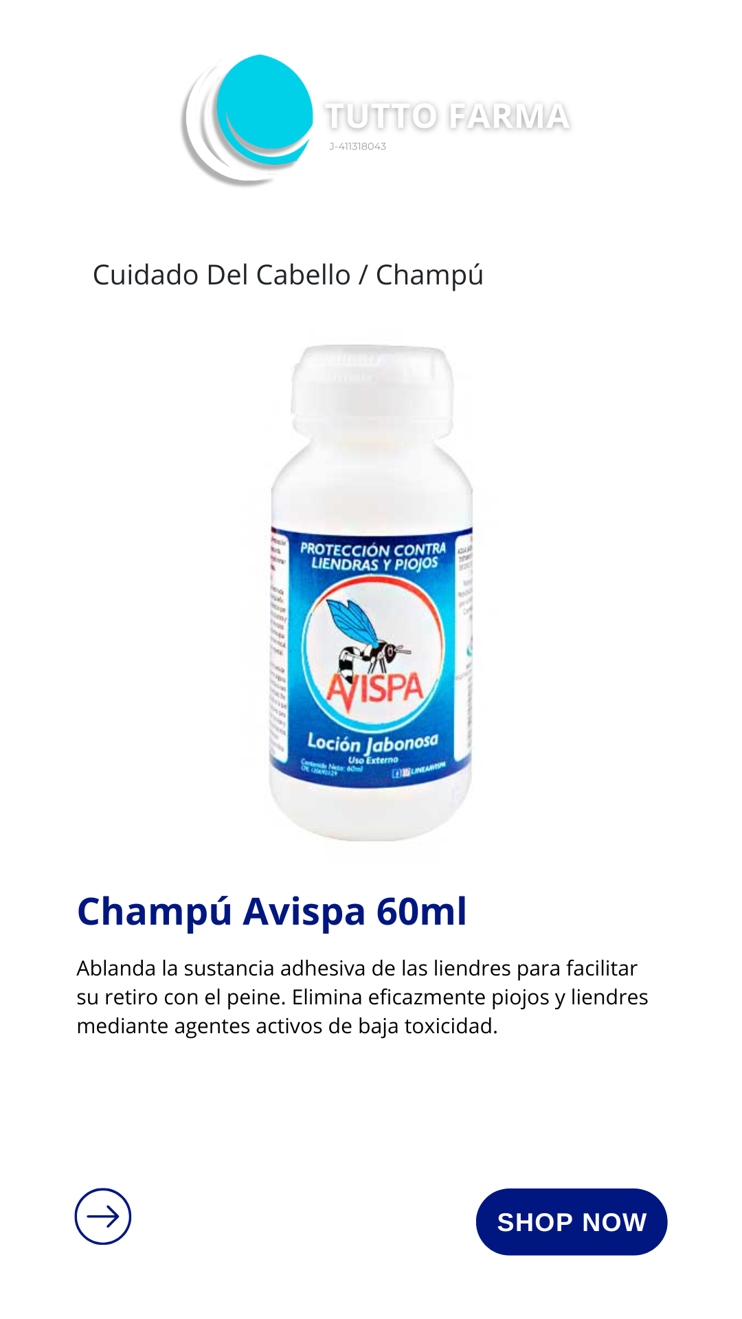 CHAMPÚ WASP 60ML