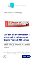 CANISON-BN CREMA 1%/0,5%/0,025% X 15 GM CLOTRIMAZOL-BECLOMETHASONE DIPROPIONATE