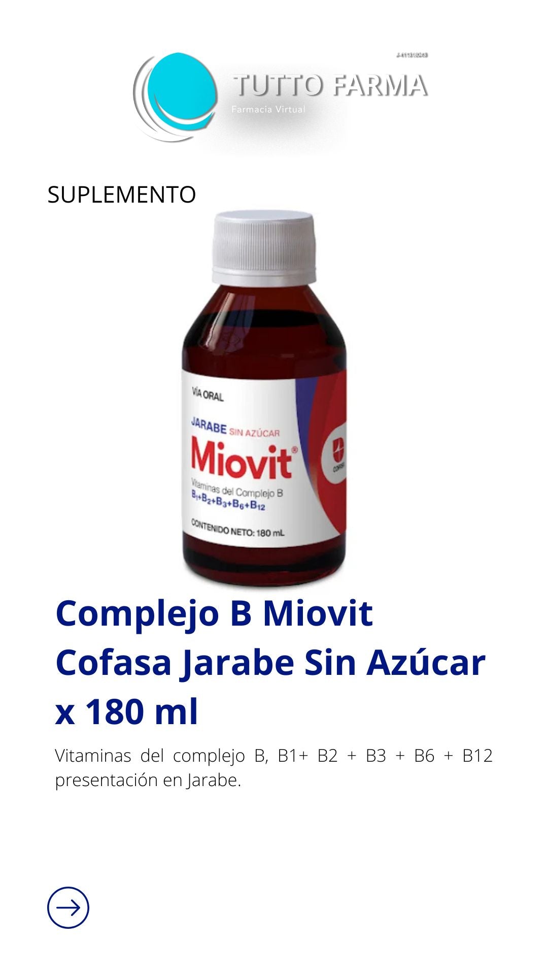 MIOVIT JBR SIN AZÚCAR 180 ML(E)
