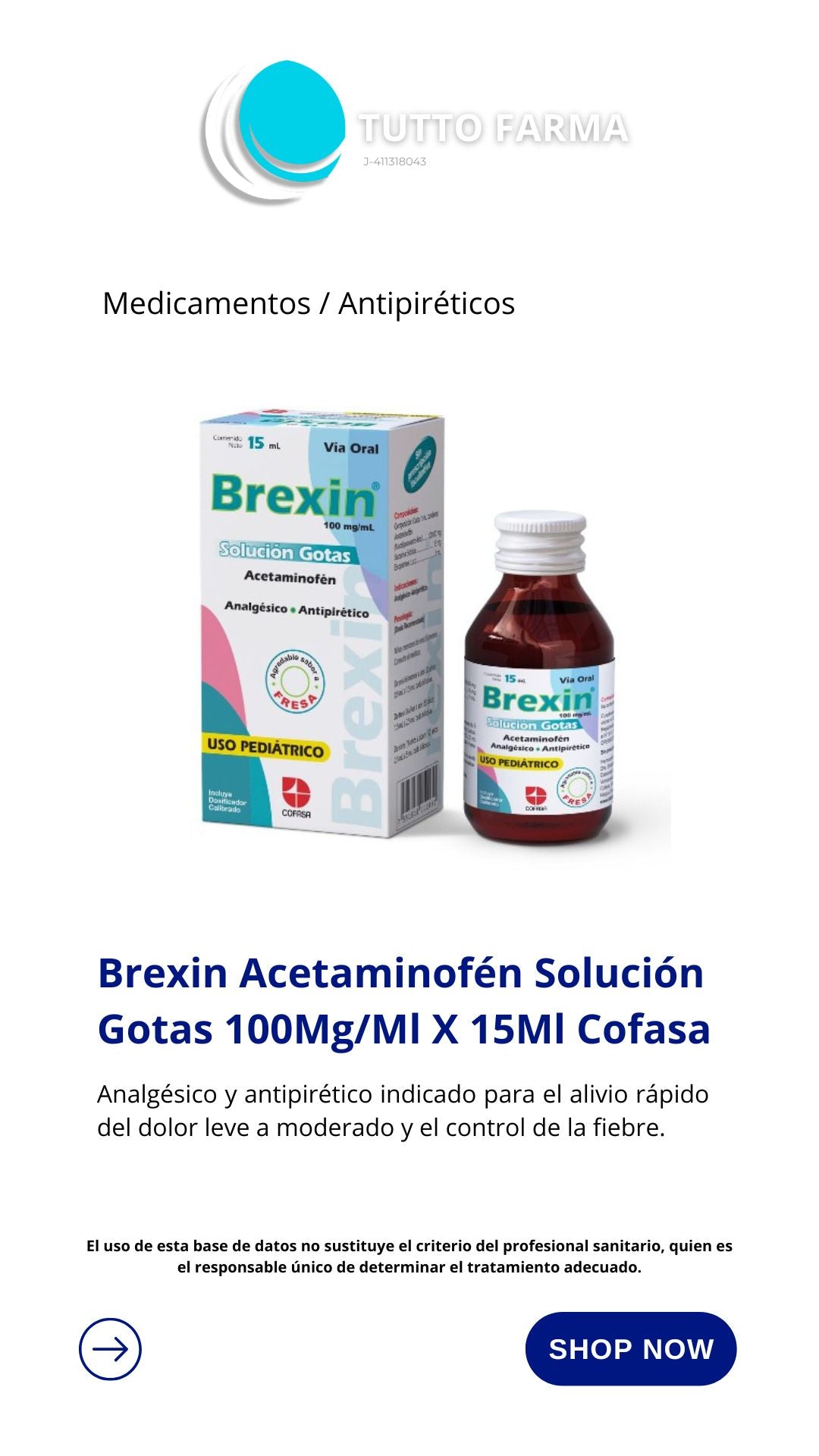 BREXIN 100MG GOTAS 15MK (E)