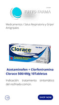 CLORACE 500MG- 4 MG MTAB X 10 COFASA