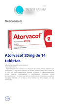 ATORVASTATINA ATORVACOF 20MG X 14TAB COFASA