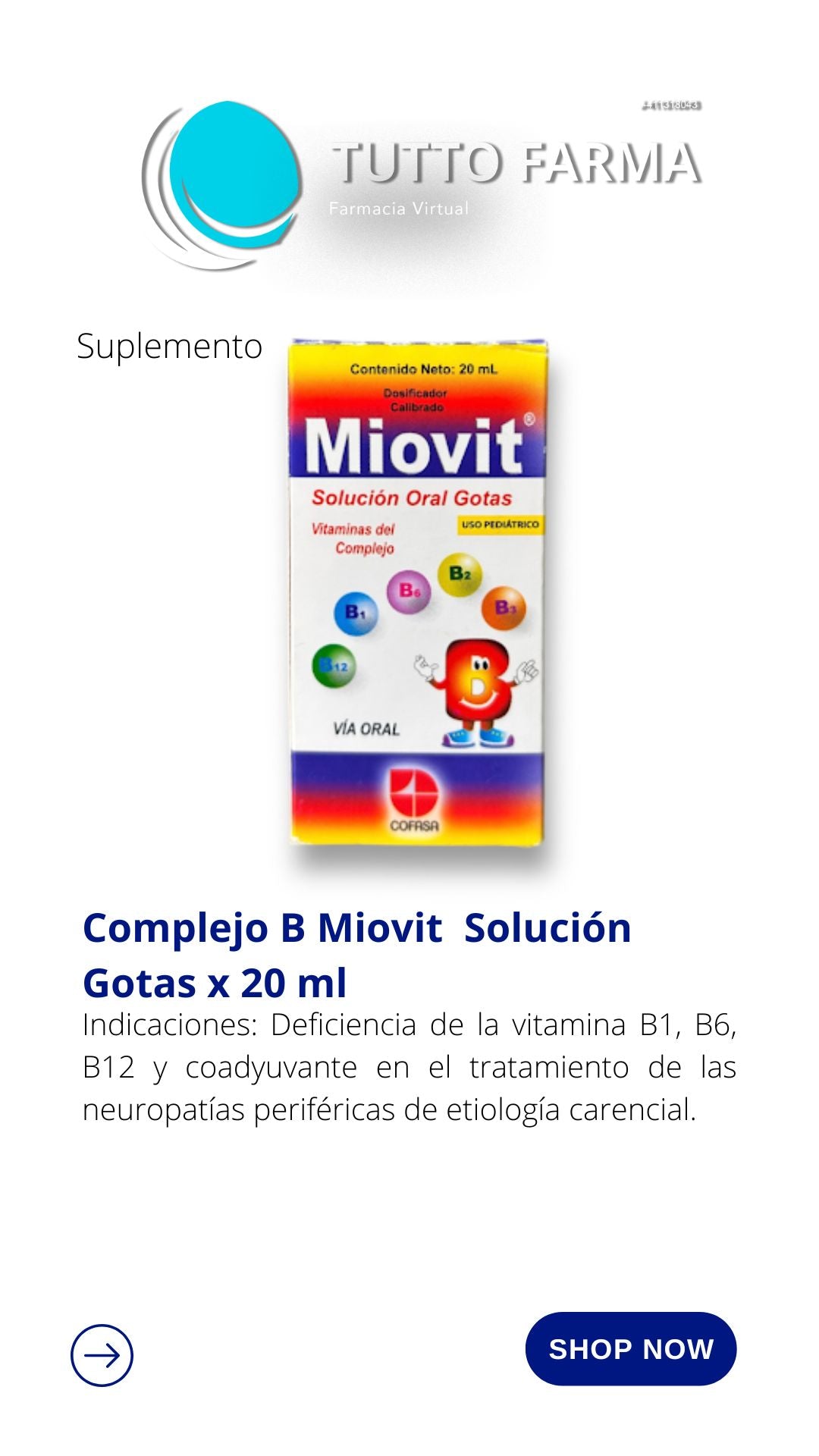 MIOVIT GOTAS 20CC