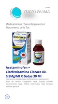 CLORACE 125 MG-0,5MG/5ML X 120 ML JARABE PED