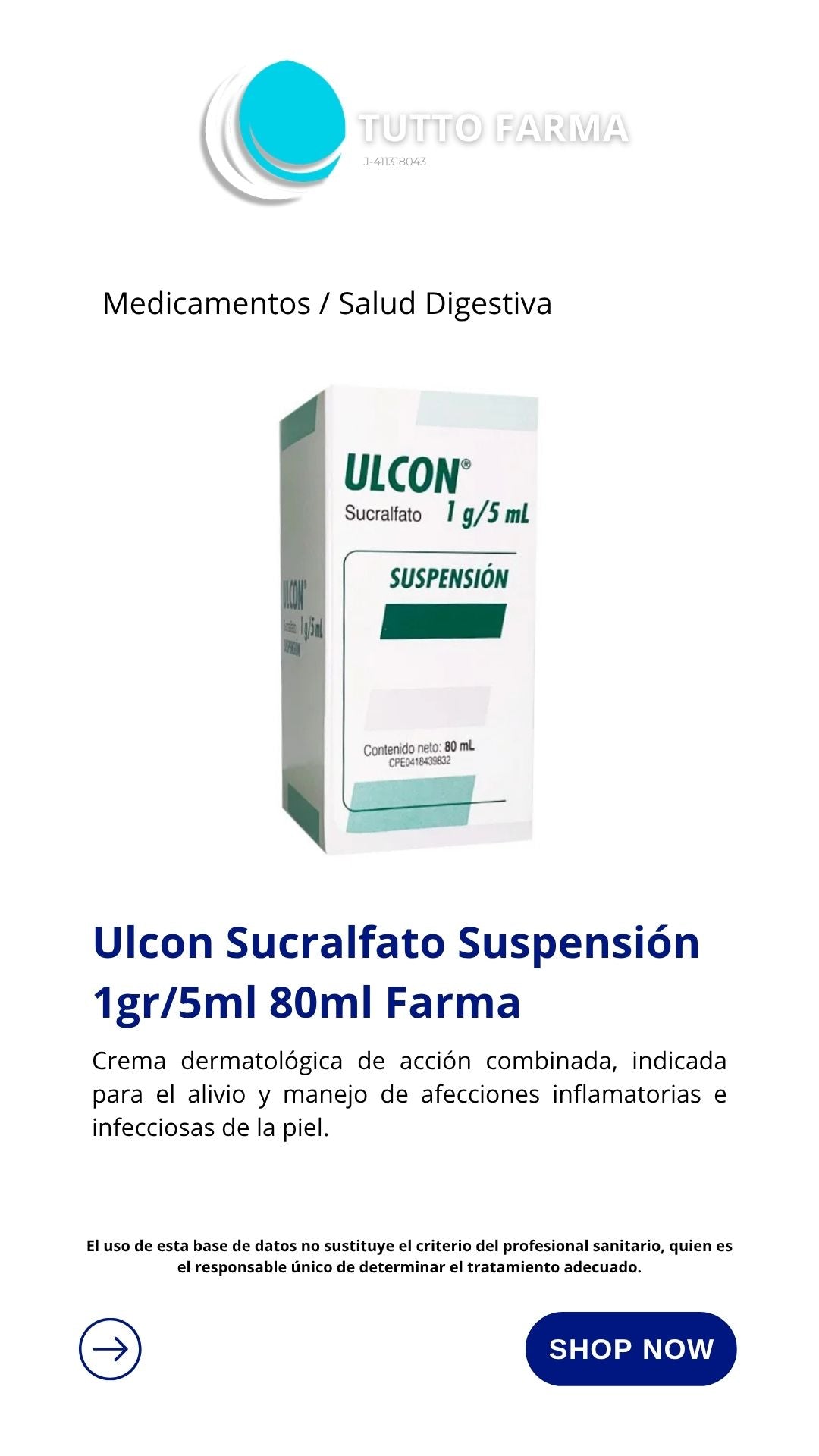 ULCON 1G/5ML SUSP 80ML (E)