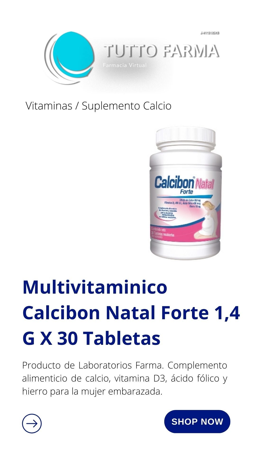 CALCIBON D 1500MG-800 X 30 COMP