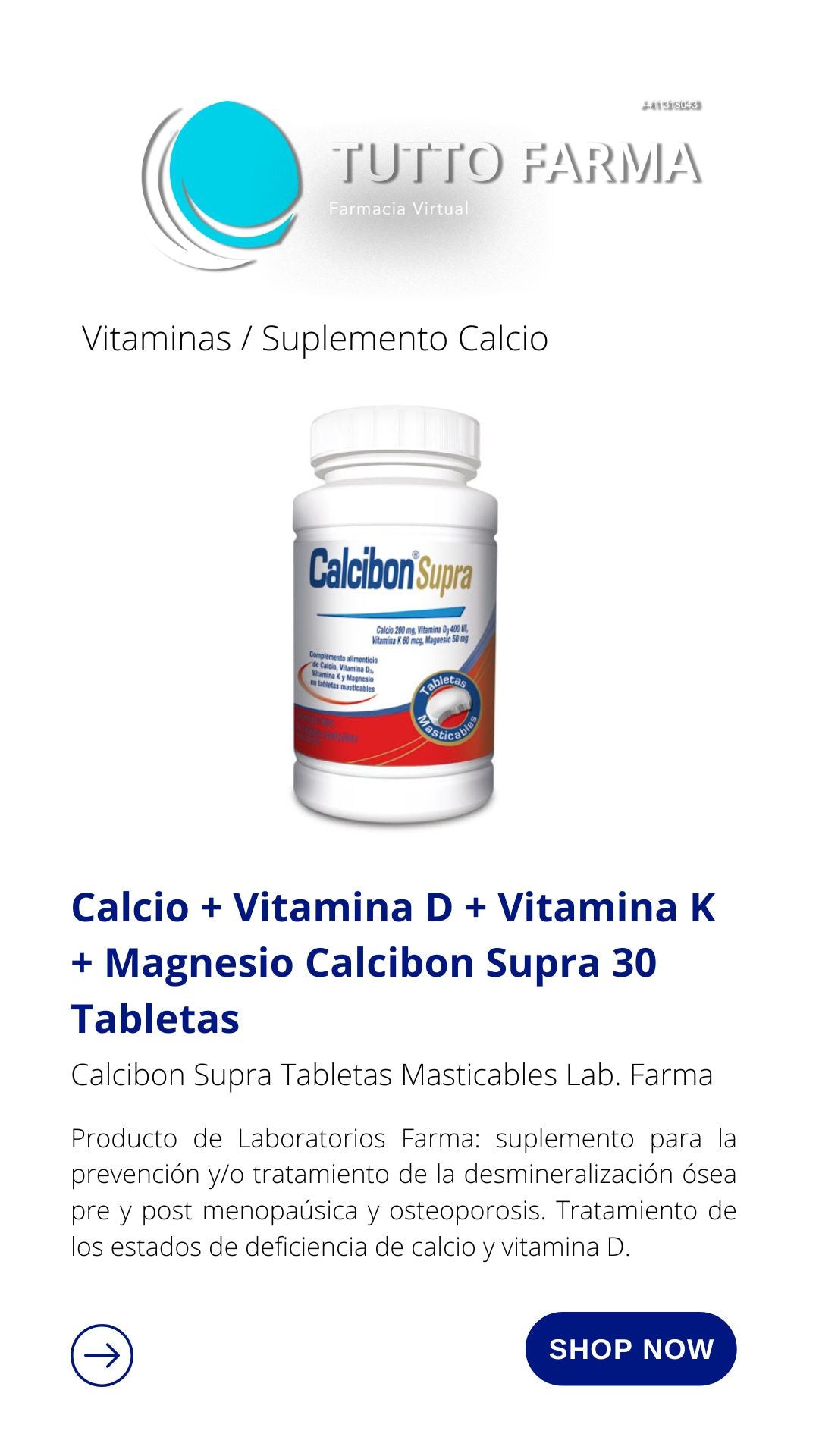 CALCIBON SUPRA X 30TAB MAST-FARMA