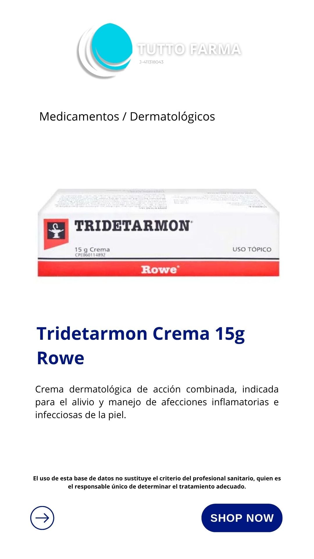 TRIDETARMON CREMA X 15 GR (BETAMETASONA-GENTAMICINA)