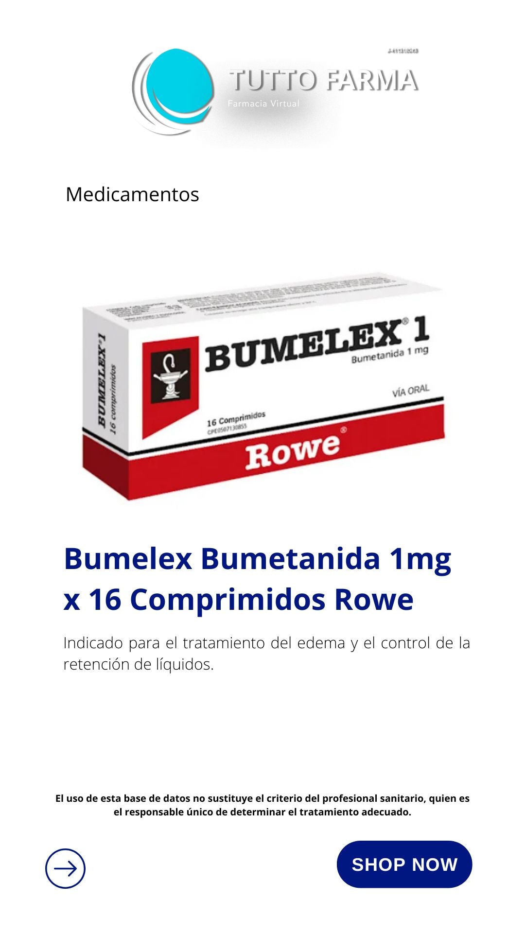 BUMELEX 1MGX 16COMP MEGALA (E)