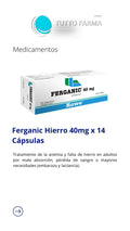 FERGANIC 40MG X 14 CÁPSULAS