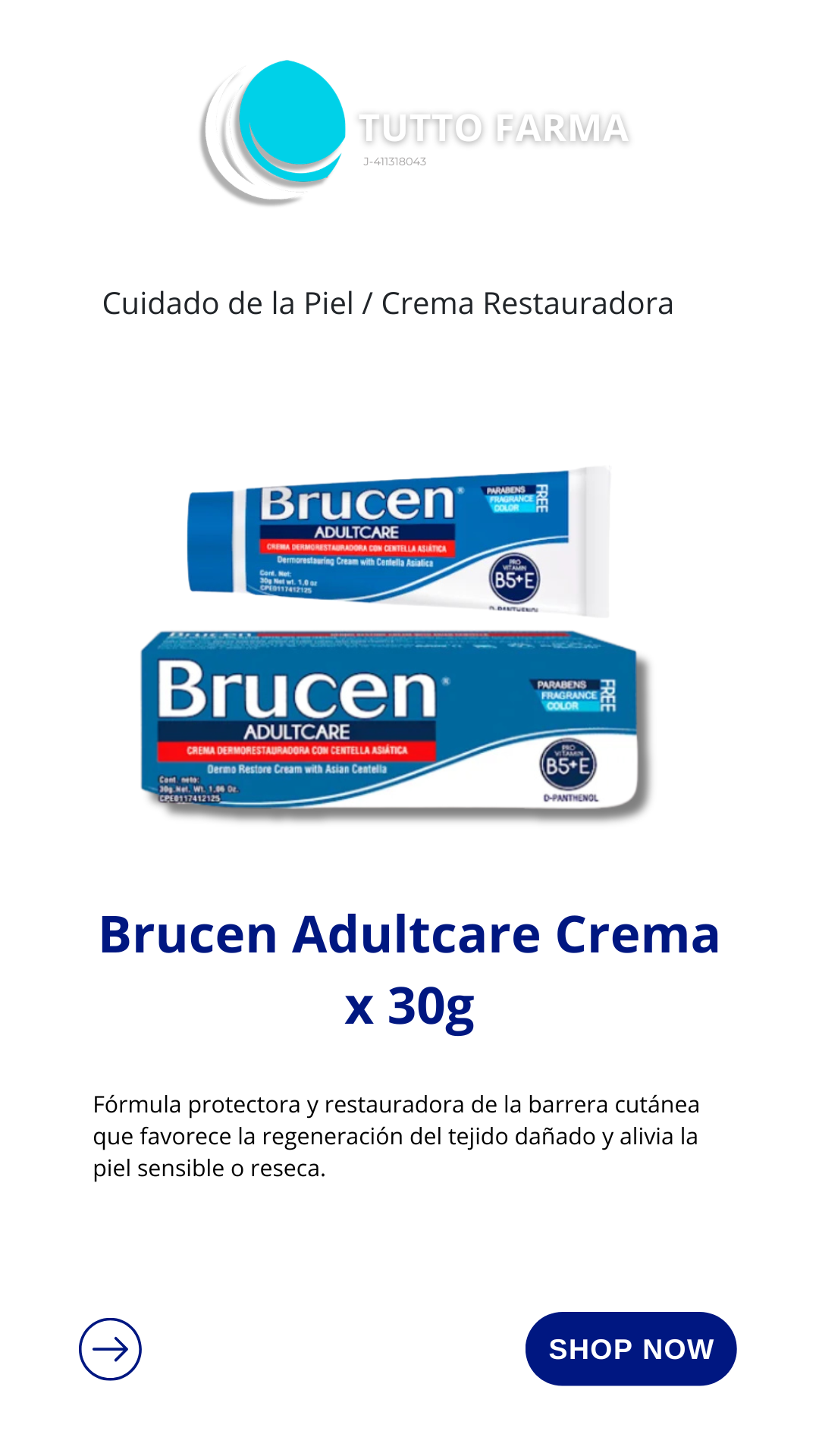 BRUCEN CR DERMO RESTA 30