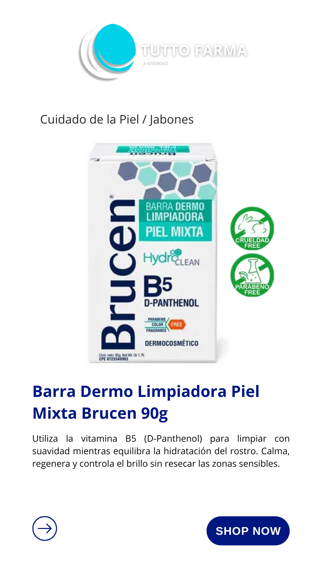 BRUCEN BARRA DERMOLIMPIADORA 90G
