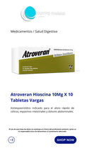 ATROVERAN 10 MG X 10 TBL (N-BUTIL-BROMURO DE HIOSCINA)