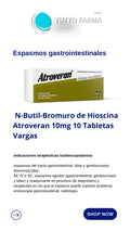 ATROVERAN PLUS 10/500MG X 10 COMP (HIOSCINA+ACETAMINOFÉN)