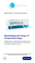 BIPROLIL 2,5MG X15 COMP ( bisoprolol)