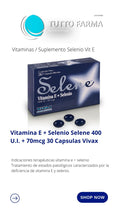 SELENE X 30 CÁPS (VITAMINA E + SELENIO) VIVAX