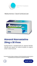 ATOVAROL 20MG X 30 CA (E)