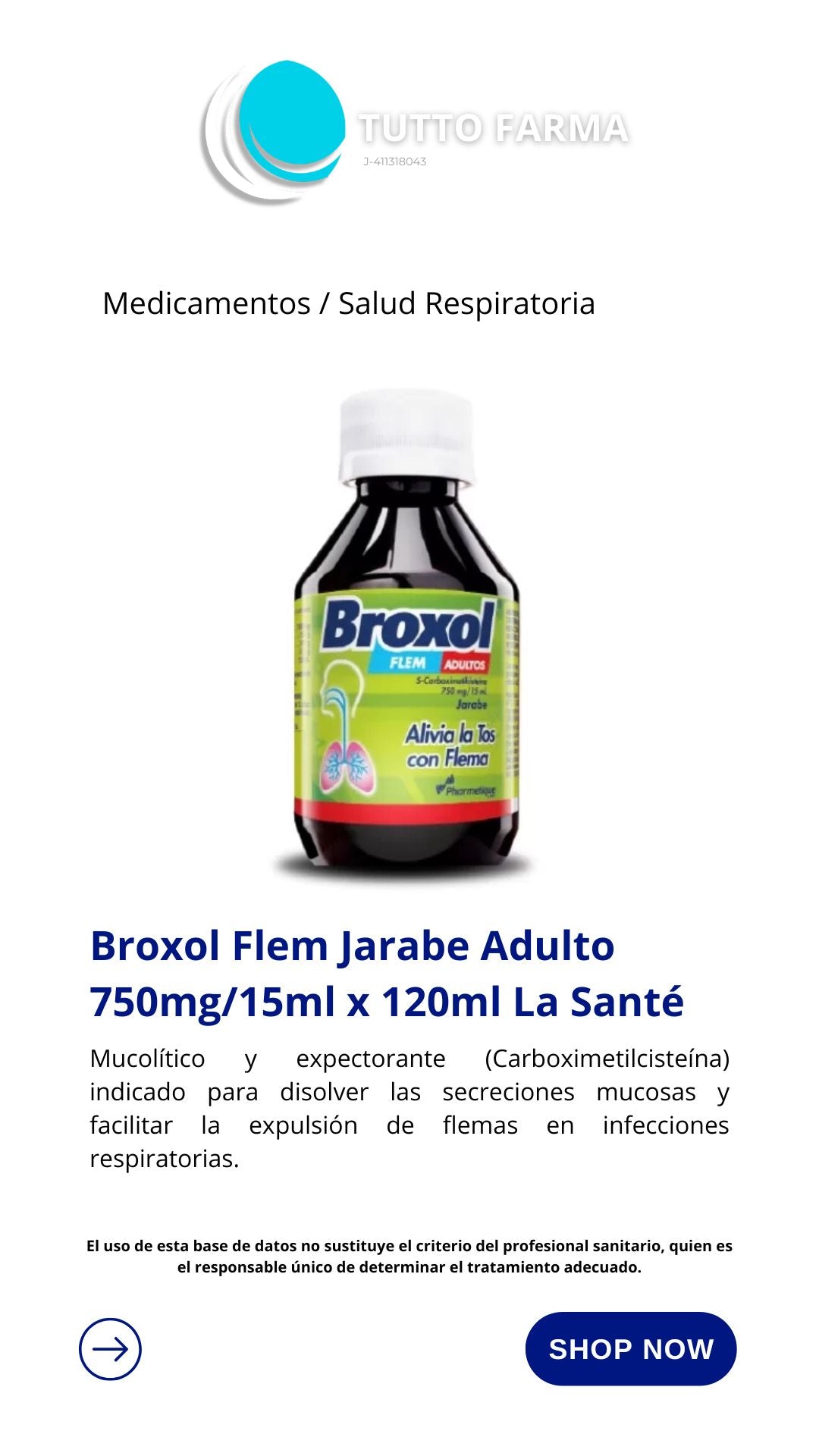 BROXOL FLEM AD. 120CC. (E)