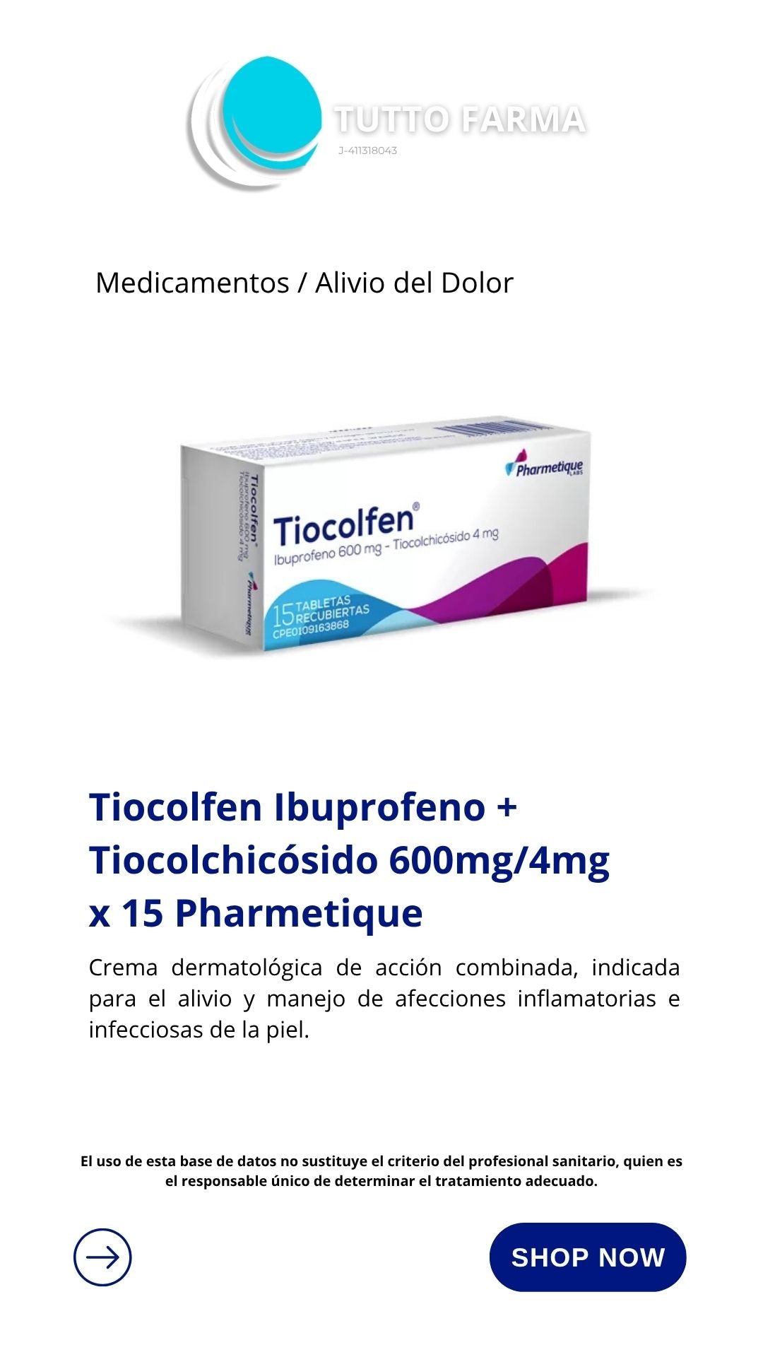 TIOCOLFEN 600MG X 15TA (E)