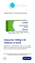 IRBESARTÁN LS 150MG X 30 COMPRIMIDOS (E)