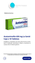 ACETAMINOFEN 650MG X 10 TAB LA SANTE