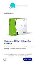 FLUOXETINA 20MG X 14 COMPRIMIDOS (LA SANTE)
