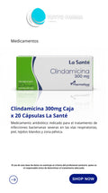 CLIDAMICINA 300MG X 20 CAP