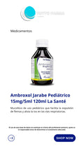 AMBROXOL 15MG / 5ML JBE X 120ML PE- LA SANTE