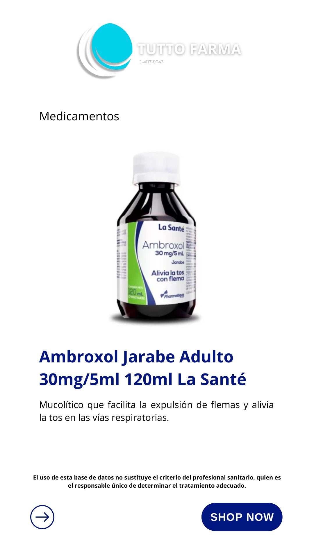 AMBROXOL LS 30MG JBE 120ML (E)