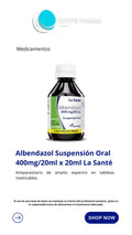 ALBENDAZOL SUSP. 400MGx20ML LA SANTE