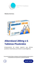 ALBENDAZOL 200MG X 6 COMP