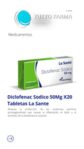 DICLOFENAC SODICO LA SANTE 50MG X 20TAB