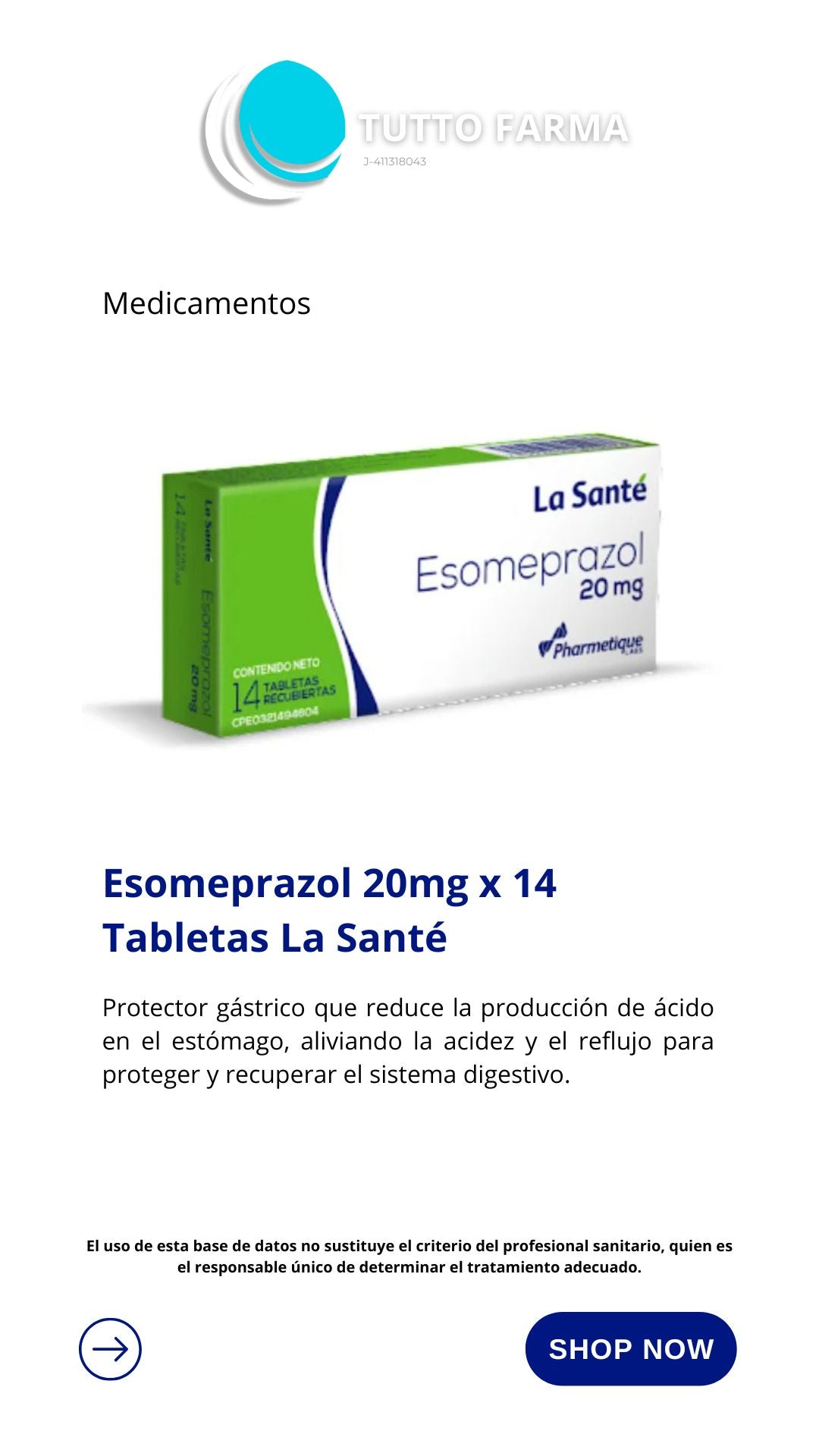 ESOMEPRAZOL LS 20MG X 14TAB (I)