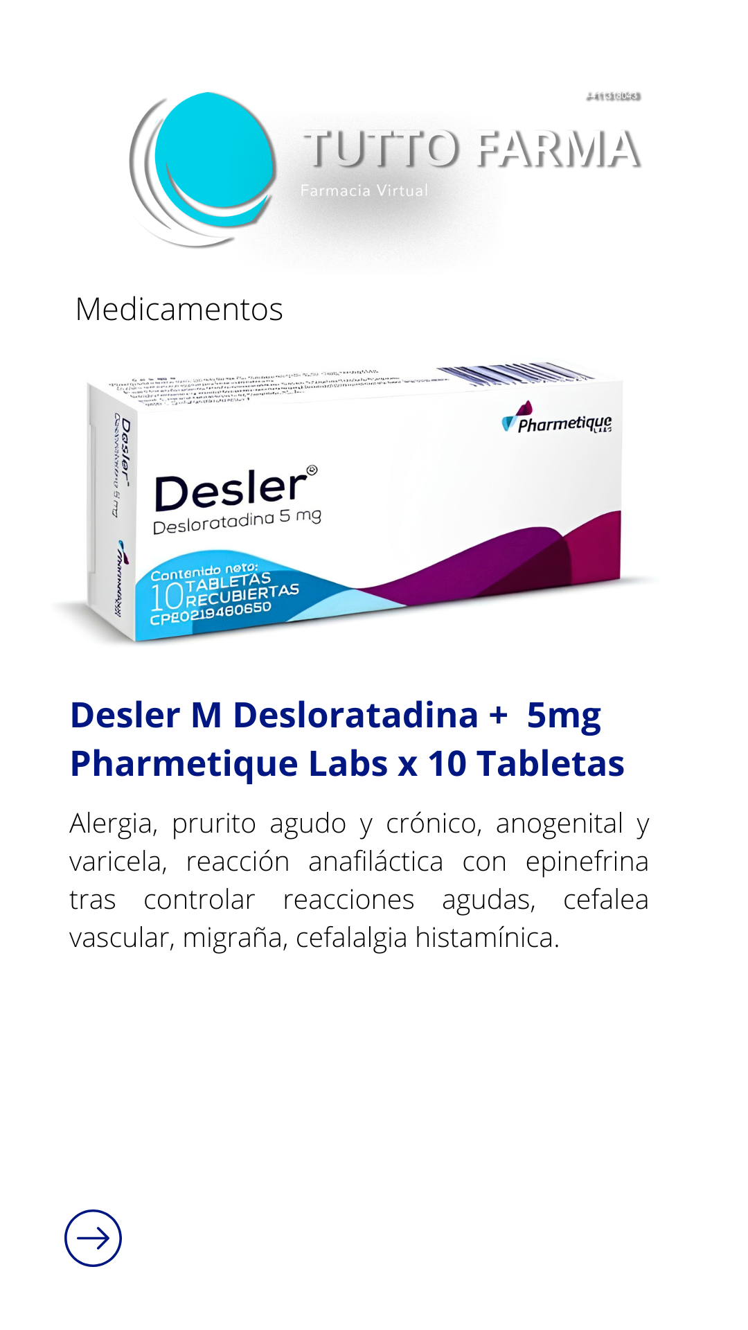 DESLER 5MG X 10TA (E)