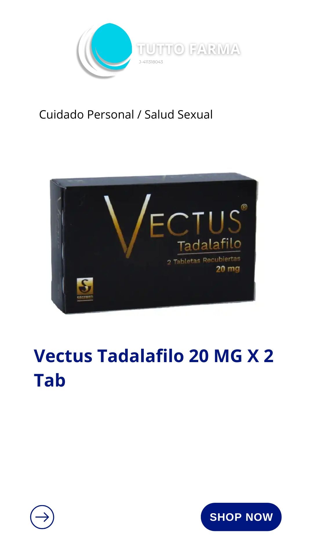 VECTUS 20 MG X 2TAB (C/E)