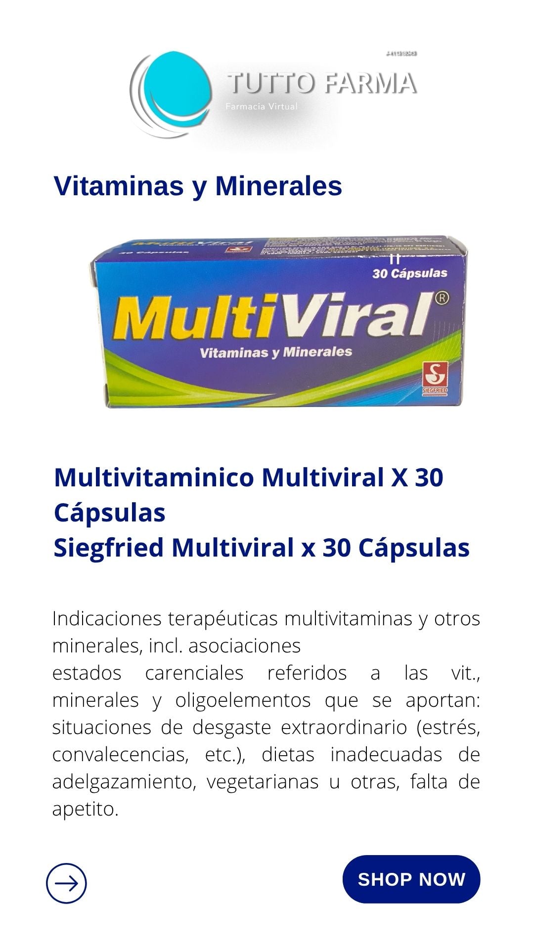 MULTIVIRAL X 30 CÁPS -MEYER