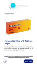 FUROSEMIDA MY 20MG X 12TAB (E)